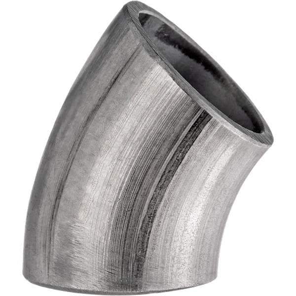 Value Collection - Sanitary Stainless Steel Pipe Fittings Type: 45 Short Elbow Style: Butt Weld - Apex Tool & Supply