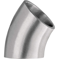 Value Collection - Sanitary Stainless Steel Pipe Fittings Type: 45 Short Elbow Style: Butt Weld - Apex Tool & Supply