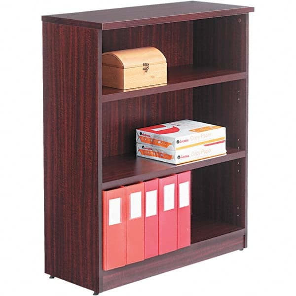ALERA - Bookcases Height (Inch): 39-3/4 Color: Mahogany - Apex Tool & Supply