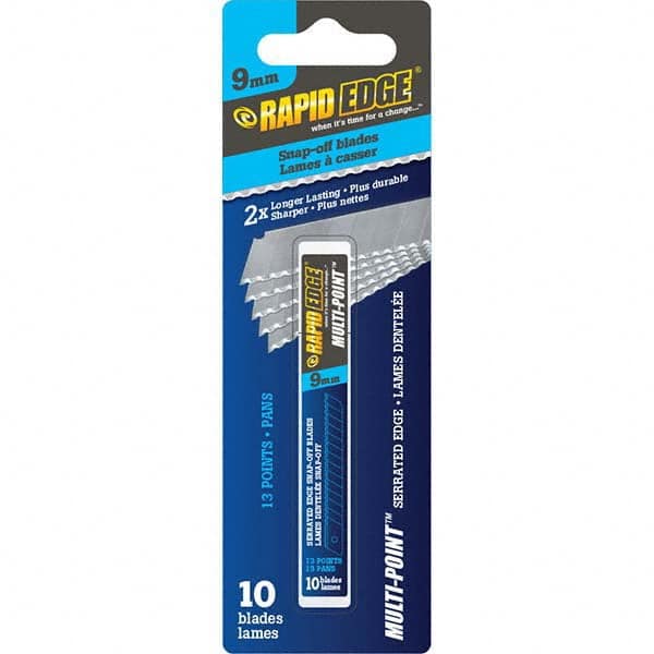 Rapid Edge - Knife Blades Type: Snap Blade Material: Carbon Steel - Apex Tool & Supply