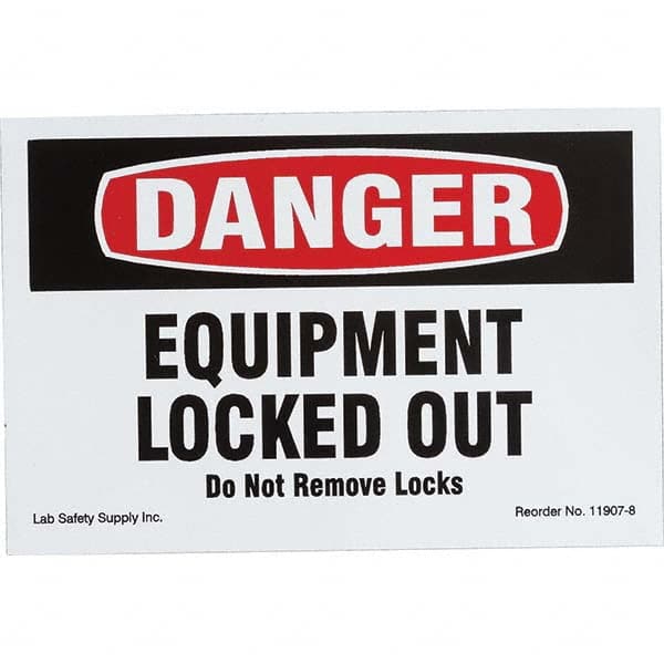Brady - Safety & Facility Labels Message Type: Accident Prevention Header: DANGER - Apex Tool & Supply
