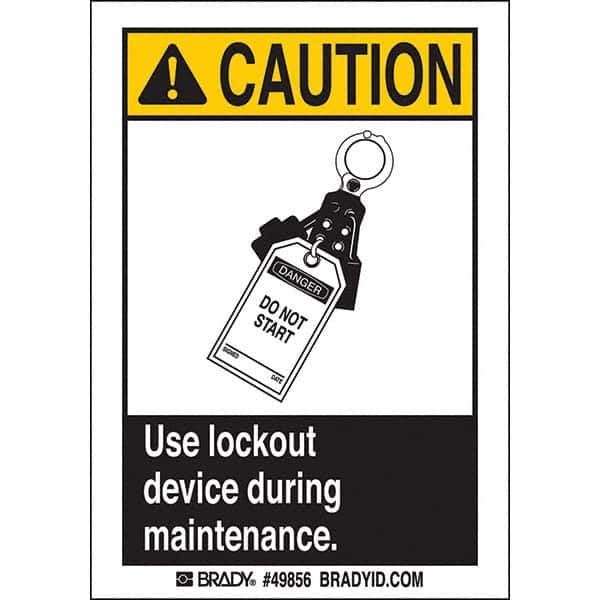 Brady - Safety & Facility Labels Message Type: Accident Prevention Header: CAUTION - Apex Tool & Supply