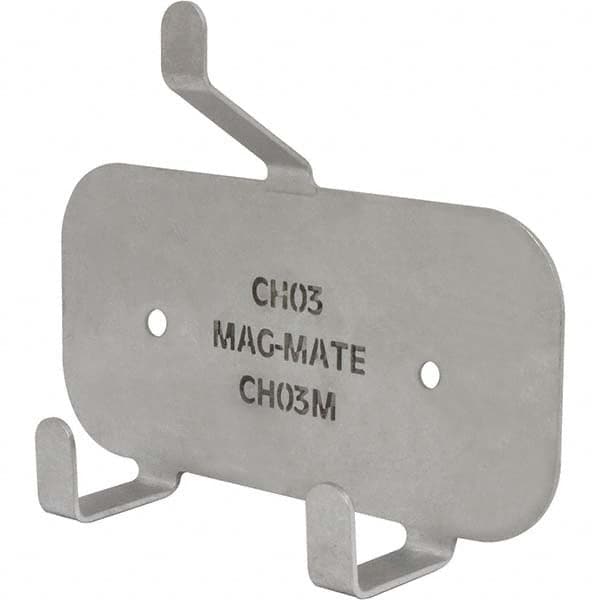 Mag-Mate - Coat & Hat Hooks Type: Double Coat and Hat Hook Projection: 2-15/64 (Inch) - Apex Tool & Supply