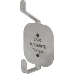 Mag-Mate - Coat & Hat Hooks Type: Double Coat & Hat Hook w/ Magnetic Mount Projection: 2-35/64 (Inch) - Apex Tool & Supply