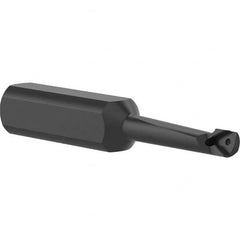 Criterion - 1/4" Min Bore Diam, 1-1/16" Max Bore Depth, 1/2" Shank Diam, Boring Bar - Apex Tool & Supply