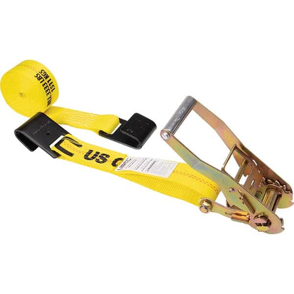 US Cargo Control - Slings & Tiedowns (Load-Rated) Type: Ratchet Tie Down Width (Inch): 2 - Apex Tool & Supply