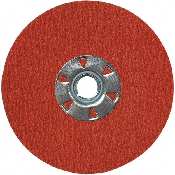 VSM - 7" Diam 7/8" Hole 120 Grit Fiber Disc - Fine Grade, Ceramic, 8,000 Max RPM, Series XF885 - Apex Tool & Supply