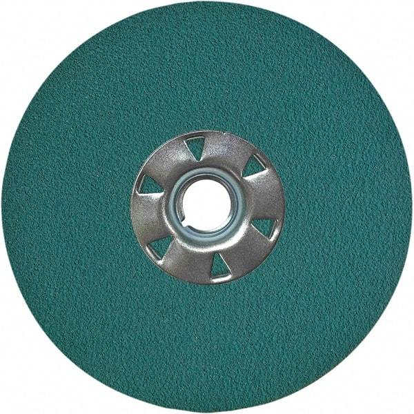 VSM - 7" Diam 7/8" Hole 50 Grit Fiber Disc - Coarse Grade, Zirconia Alumina, 8,000 Max RPM, Series ZF047 - Apex Tool & Supply