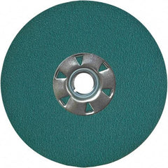 VSM - 7" Diam 7/8" Hole 50 Grit Fiber Disc - Coarse Grade, Zirconia Alumina, 8,000 Max RPM, Series ZF047 - Apex Tool & Supply