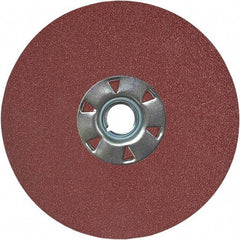 VSM - 7" Diam 7/8" Hole 40 Grit Fiber Disc - Coarse Grade, Aluminum Oxide, 8,000 Max RPM, Series KF708 - Apex Tool & Supply