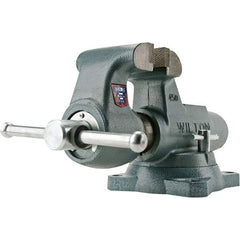 Wilton - Bench Vises Jaw Width (Inch): 5 Jaw Opening Capacity (Inch): 8 - Apex Tool & Supply