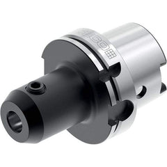 Seco - HSK125 Dual Contact Taper Shank 1-1/2" Hole End Mill Holder/Adapter - 3-1/2" Nose Diam, 4-1/2" Projection, Through-Spindle Coolant - Exact Industrial Supply