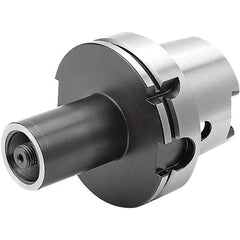 Seco - C6 System Size, HSK125 Taper, Modular Tool Holding System Adapter - 91mm Projection, 63mm Body Diam, 183mm OAL, Through Coolant - Exact Industrial Supply