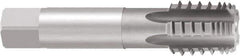 Emuge - 3/4-14 NPTF, 5 Flutes, Bright Finish, Cobalt, Interrupted Thread Pipe Tap - 5.512 Inch Overall Length, 29/32 Inch Shank Diameter, 1.38 Inch Thread Length, 0.67 Inch Square Size, Modified Bottoming Chamfer, Series KEG - Apex Tool & Supply