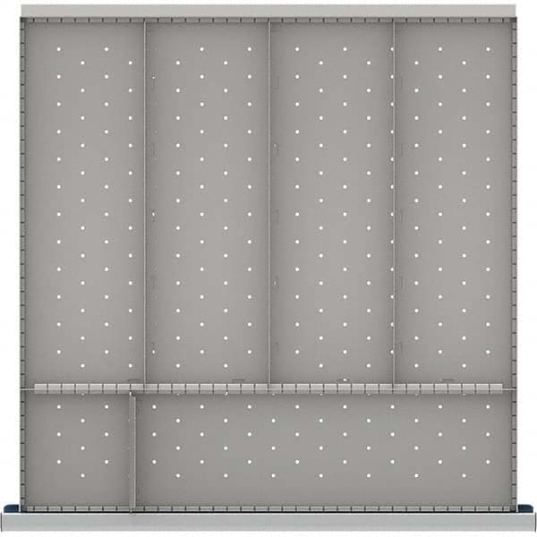 LISTA - 6-Compartment Drawer Divider Layout for 3.15" High Drawers - Apex Tool & Supply