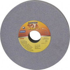 Norton - 7" Diam x 1-1/4" Hole x 1" Thick, K Hardness, 60 Grit Surface Grinding Wheel - Aluminum Oxide, Type 1, Medium Grade, 3,600 Max RPM, Vitrified Bond, No Recess - Apex Tool & Supply