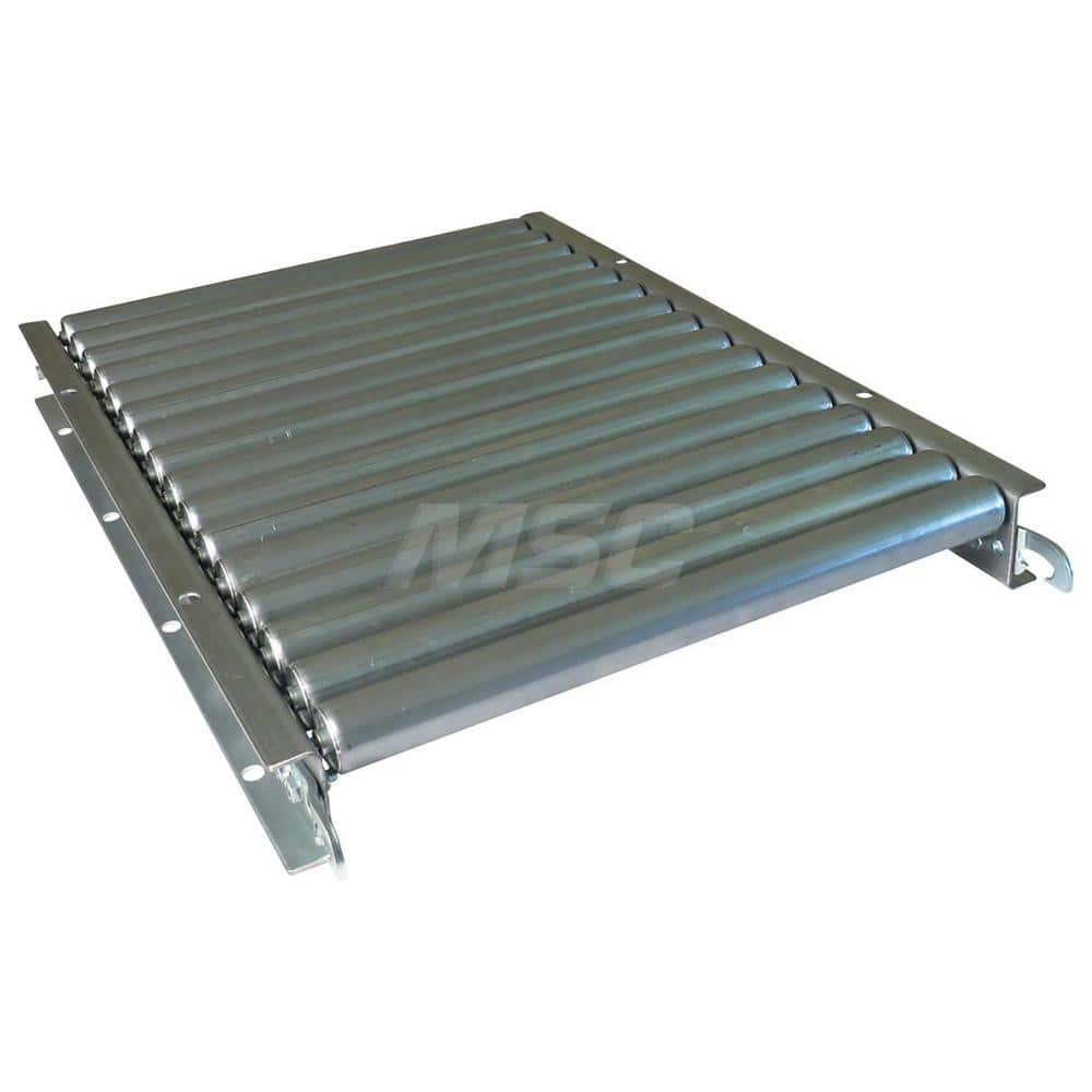 Gravity Conveyors; Conveyor Type: Roller; Component: Straight Conveyor; Telescopic: No; Roller Diameter (Decimal Inch): 1.3800; Overall Width: 15; Wheel Material: Galvanized Steel; Minimum Extended Length: 10.0 ft; Maximum Extended Length: 10.0000; Minimu