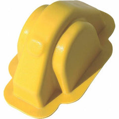 Made in USA - Flame Retardent ABS Housing Plastic Bearing Flange Mount - 2-3/4" Wide x 2-15/16" Outside Diam - Apex Tool & Supply