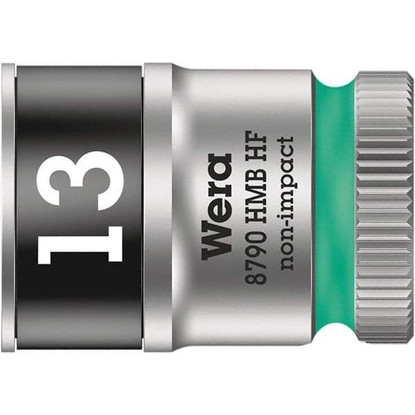 Wera - 3/8" Drive, Standard Hand Socket - Apex Tool & Supply