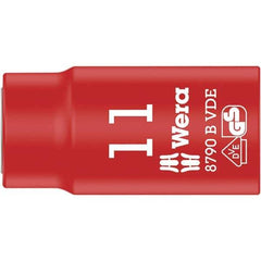 Wera - 3/8" Drive, Standard Hand Socket - Apex Tool & Supply