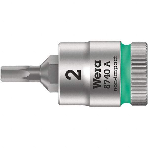 Wera - 1/4" Drive, 7/64" Hex Bit Socket - 3-3/4" OAL - Apex Tool & Supply