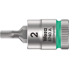 Wera - 1/4" Drive, 7/64" Hex Bit Socket - 3-3/4" OAL - Apex Tool & Supply