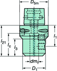 C63912012060 CAPTO ADAPTER - Apex Tool & Supply