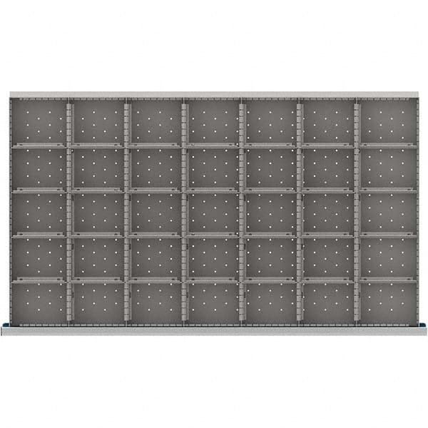 LISTA - 35-Compartment Drawer Divider Layout for 3.15" High Drawers - Apex Tool & Supply