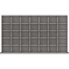 LISTA - 35-Compartment Drawer Divider Layout for 3.15" High Drawers - Apex Tool & Supply