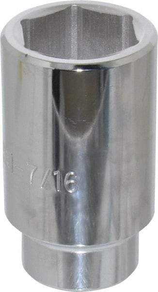 Proto - 1-7/16", 1/2" Drive, Deep Hand Socket - 6 Points, 3-1/2" OAL - Apex Tool & Supply