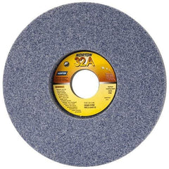 Norton - 7" Diam x 1-1/4" Hole x 1" Thick, H Hardness, 60 Grit Surface Grinding Wheel - Aluminum Oxide, Type 5, Medium Grade, 3,600 Max RPM, Vitrified Bond, One-Side Recess - Apex Tool & Supply