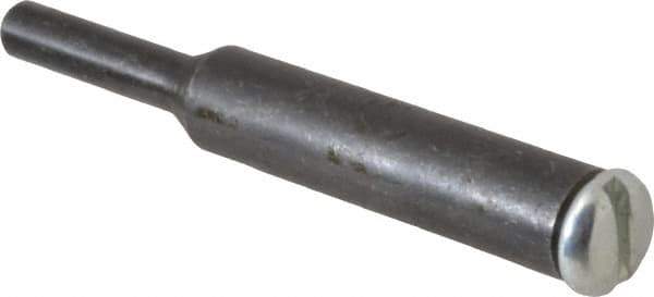Value Collection - 1/4" Max Diam, Abrasive Disc Adapter - 3" Long - Apex Tool & Supply