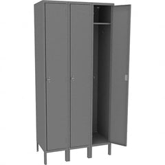 Tennsco - 3 Door, 1 Tier, Welded Locker - Apex Tool & Supply