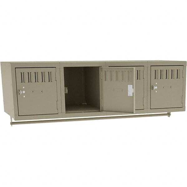 Tennsco - 4 Door, 4 Tier, Welded Locker - Apex Tool & Supply
