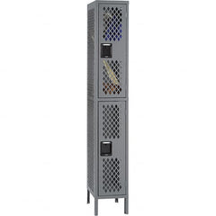 Tennsco - 2 Door, 2 Tier, Welded Locker - Apex Tool & Supply
