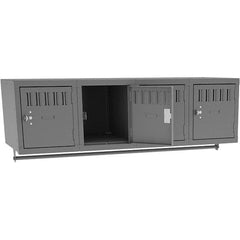 Tennsco - 4 Door, 4 Tier, Welded Locker - Apex Tool & Supply