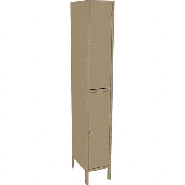 Tennsco - 2 Door, 2 Tier, Welded Locker - Apex Tool & Supply