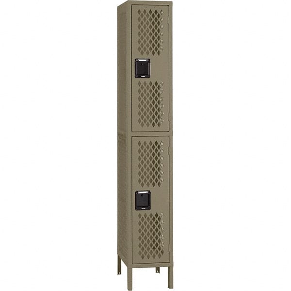 Tennsco - 2 Door, 2 Tier, Welded Locker - Apex Tool & Supply