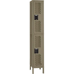 Tennsco - 2 Door, 2 Tier, Welded Locker - Apex Tool & Supply