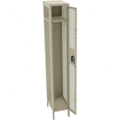 Tennsco - 1 Door, 1 Tier, Welded Locker - Apex Tool & Supply