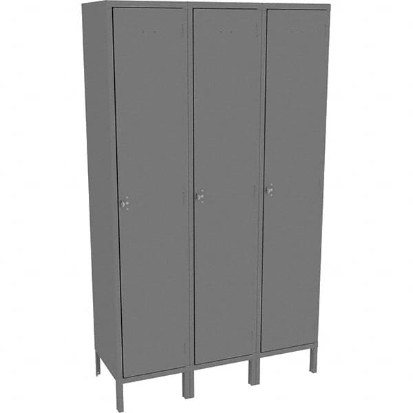 Tennsco - 3 Door, 1 Tier, Welded Locker - Apex Tool & Supply