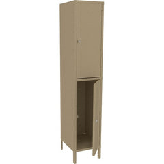 Tennsco - 2 Door, 2 Tier, Welded Locker - Apex Tool & Supply