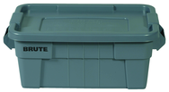 Brute 14 Gallon Tote - Lid snaps tight - Ribbed bottom - Apex Tool & Supply