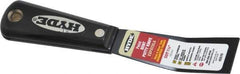 Hyde Tools - 1-1/4" Wide Steel Putty Knife - Stiff, Nylon Handle, 7.6" OAL - Apex Tool & Supply