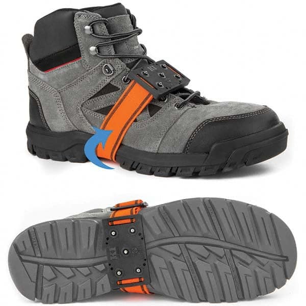 Geroline - Ice Traction Footwear Footwear Style: Strap-On Cleat Traction Type: Tungsten Carbide Stud - Apex Tool & Supply