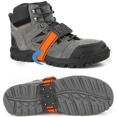 Geroline - Ice Traction Footwear Footwear Style: Strap-On Cleat Traction Type: Tungsten Carbide Stud - Apex Tool & Supply