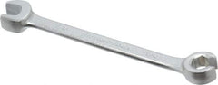 Proto - 7/16 x 7/16", Satin Finish, Combination Flare Nut Wrench - 6 Points, 6-1/32" OAL, Steel, Double End Head - Apex Tool & Supply