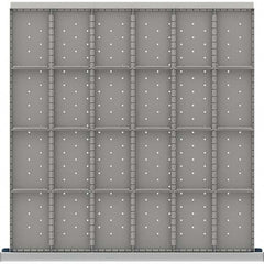 LISTA - 24-Compartment Drawer Divider Layout for 3.15" High Drawers - Apex Tool & Supply