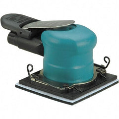 Dynabrade - 20,000 OPM, 9 CFM Air Consumption, Palm Air Orbital Sander - Rectangular Pad, 1/4 NPT Inlet - Apex Tool & Supply