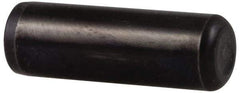 Holo-Krome - 3/8" Diam x 1-1/2" Pin Length 4000 Alloy Steel Oversized Dowel Pin - Black Luster Finish, C 47-58 & C 60 (Surface) Hardness, 1 Beveled & 1 Rounded End - Apex Tool & Supply